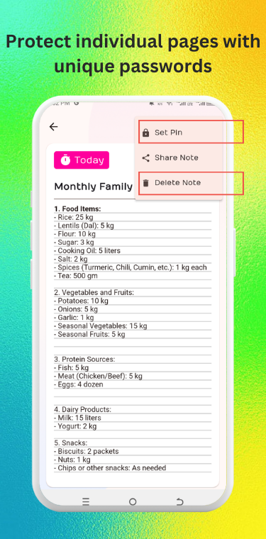 Secure Diary App - PIN Lock, Privacy and Safe Personal Notes